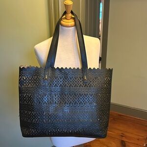 Stella & Dot black tote